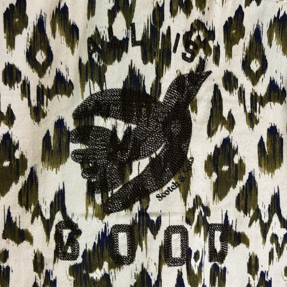 Scotch & Soda Printed Cotton Denim Button Up Shirt/Jacket - Picture 3 of 12